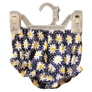 3-6 month blue daisy shorts